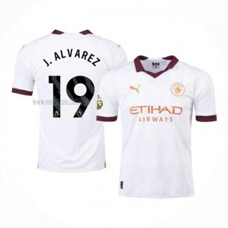 Maglia Manchester City Giocatore J.Alvarez Away 2023-2024