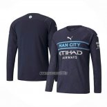 Maglia Manchester City Terza Manica Lunga 2021-2022