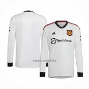 Maglia Manchester United Away Manica Lunga 2022-2023