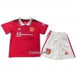 Maglia Manchester United Home Bambino 2022-2023