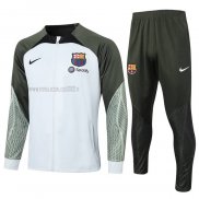 Tuta da Track de Giacca del FC Barcellona 2023-2024 Grigio