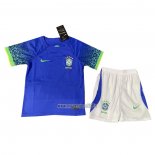 Maglia Brasile Away Bambino 2022