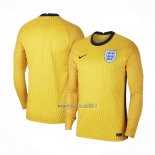 Maglia Inghilterra Portiere Manica Lunga 2020-2021 Giallo