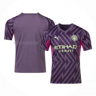 Maglia Manchester City Portiere 2023-2024 Purpura