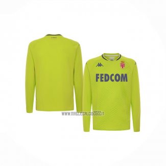 Maglia Monaco Portiere Manica Lunga 2020-2021 Verde