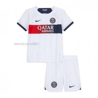 Maglia Paris Saint-Germain Away Bambino 2023-2024