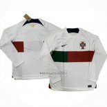 Maglia Portogallo Away Manica Lunga 2022