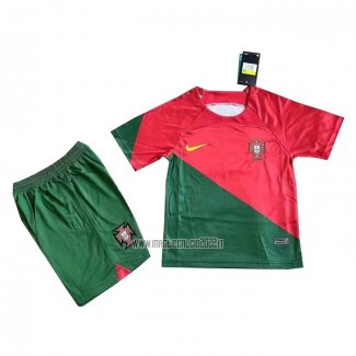 Maglia Portogallo Home Bambino 2022