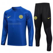 Tuta da Track de Felpa del Inter 2023-2024 Blu