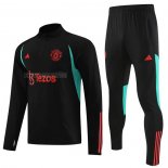 Tuta da Track de Felpa del Manchester United 2023-2024 Nero