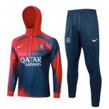 Tuta da Track de Felpa del Paris Saint-Germain Bambino 2023-2024 Rosso y Blu