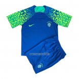 Maglia Brasile Away Bambino 2022