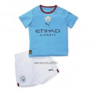 Maglia Manchester City Home Bambino 2022-2023