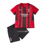 Maglia Milan Home Bambino 2021-2022