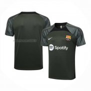 Maglia de Allenamento FC Barcellona 2023-2024 Verde Oscuro