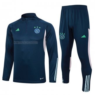 Tuta da Track de Felpa del Ajax 2023-2024 Blu