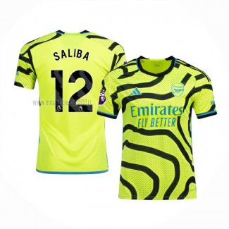 Maglia Arsenal Giocatore Saliba Away 2023-2024