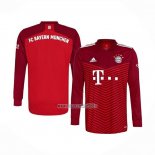 Maglia Bayern Munich Home Manica Lunga 2021-2022