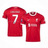 Maglia Liverpool Giocatore Luis Diaz Home 2023-2024