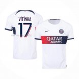 Maglia Paris Saint-Germain Giocatore Vitinha Away 2023-2024