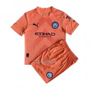 Maglia Manchester City Portiere Bambino 2022-2023 Naranja