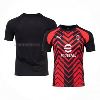 Maglia Prematch del Milan 2023 Rosso