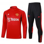 Tuta da Track de Felpa del Manchester United 2023-2024 Rosso