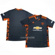 Thailandia Maglia Manchester United Portiere 2020-2021 Nero