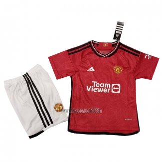 Maglia Manchester United Home Bambino 2023-2024