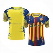 Maglia de Allenamento FC Barcellona 2023-2024 Giallo y Blu