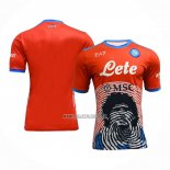 Thailandia Maglia Napoli Maradona Special 2021-2022 Rojo