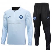 Tuta da Track de Felpa del Inter 2023-2024 Grigio