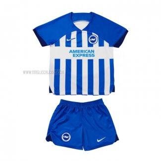 Maglia Brighton & Hove Albion Home Bambino 2023-2024