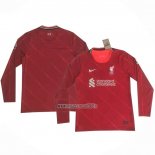 Maglia Liverpool Home Manica Lunga 2021-2022