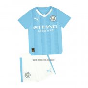 Maglia Manchester City Home Bambino 2023-2024