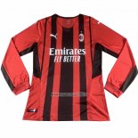 Maglia Milan Home Manica Lunga 2021-2022