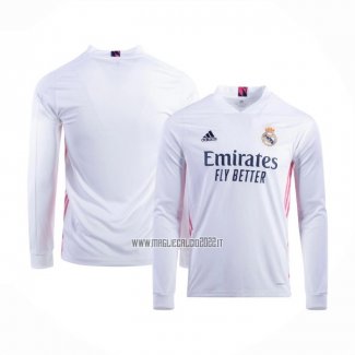 Maglia Real Madrid Home Manica Lunga 2020-2021