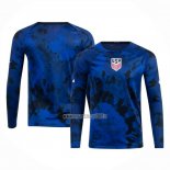 Maglia Stati Uniti Away Manica Lunga 2022