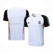 Maglia de Allenamento Real Madrid 2023-2024 Blanco