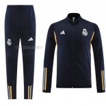 Tuta da Track de Giacca del Real Madrid 2023-2024 Blu