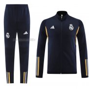 Tuta da Track de Giacca del Real Madrid 2023-2024 Blu