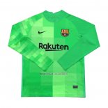 Maglia FC Barcellona Portiere Manica Lunga 2021-2022 Verde