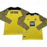 Maglia Borussia Dortmund Home Manica Lunga 2021-2022