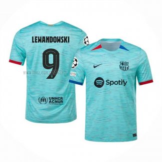 Maglia FC Barcellona Giocatore Lewandowski Terza 2023-2024