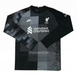 Maglia Liverpool Portiere Manica Lunga 2021-2022 Negro