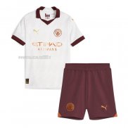 Maglia Manchester City Away Bambino 2023-2024