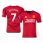 Maglia Manchester United Giocatore Beckham Home 2023-2024