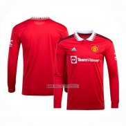 Maglia Manchester United Home Manica Lunga 2022-2023