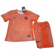 Maglia Paesi Bassi Home Bambino 2023