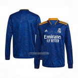 Maglia Real Madrid Away Manica Lunga 2021-2022